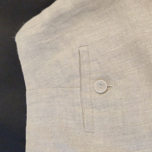 TALBOTS. Women's Cream Pants - Picture 8 of 10